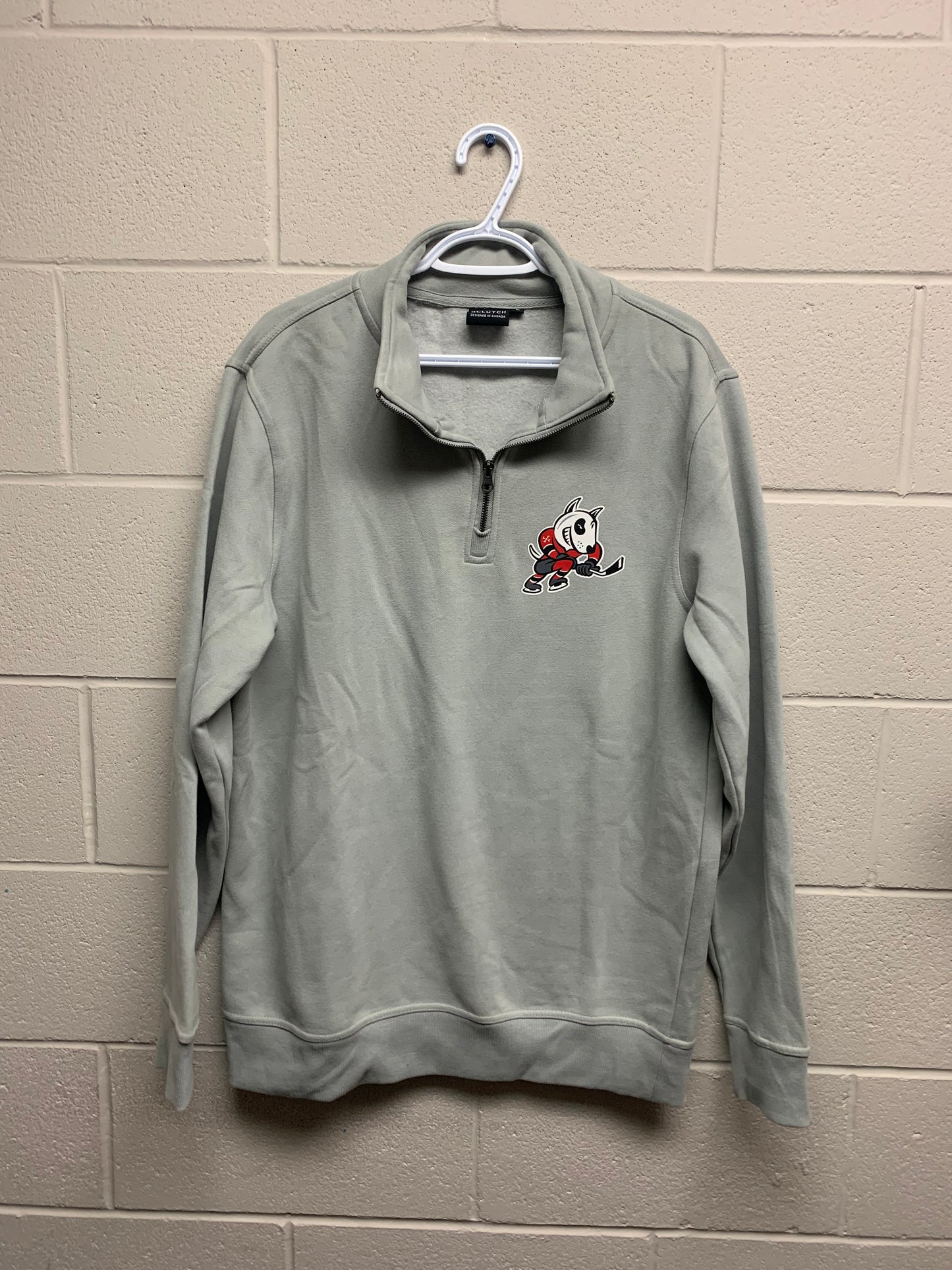 Bclutch Grey 1/4 Zip