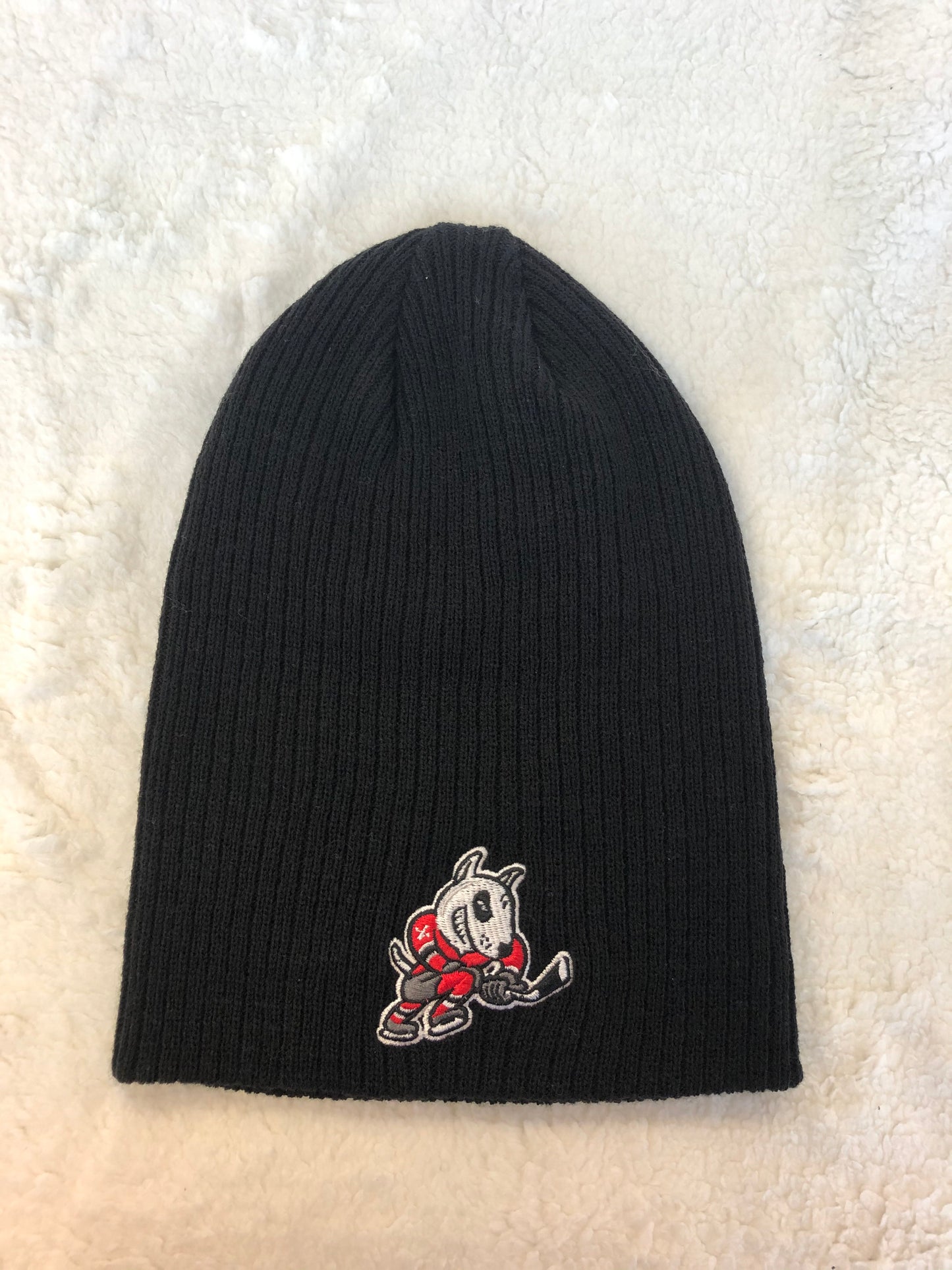 CCM - Black Ribbed Cuffless Beanie