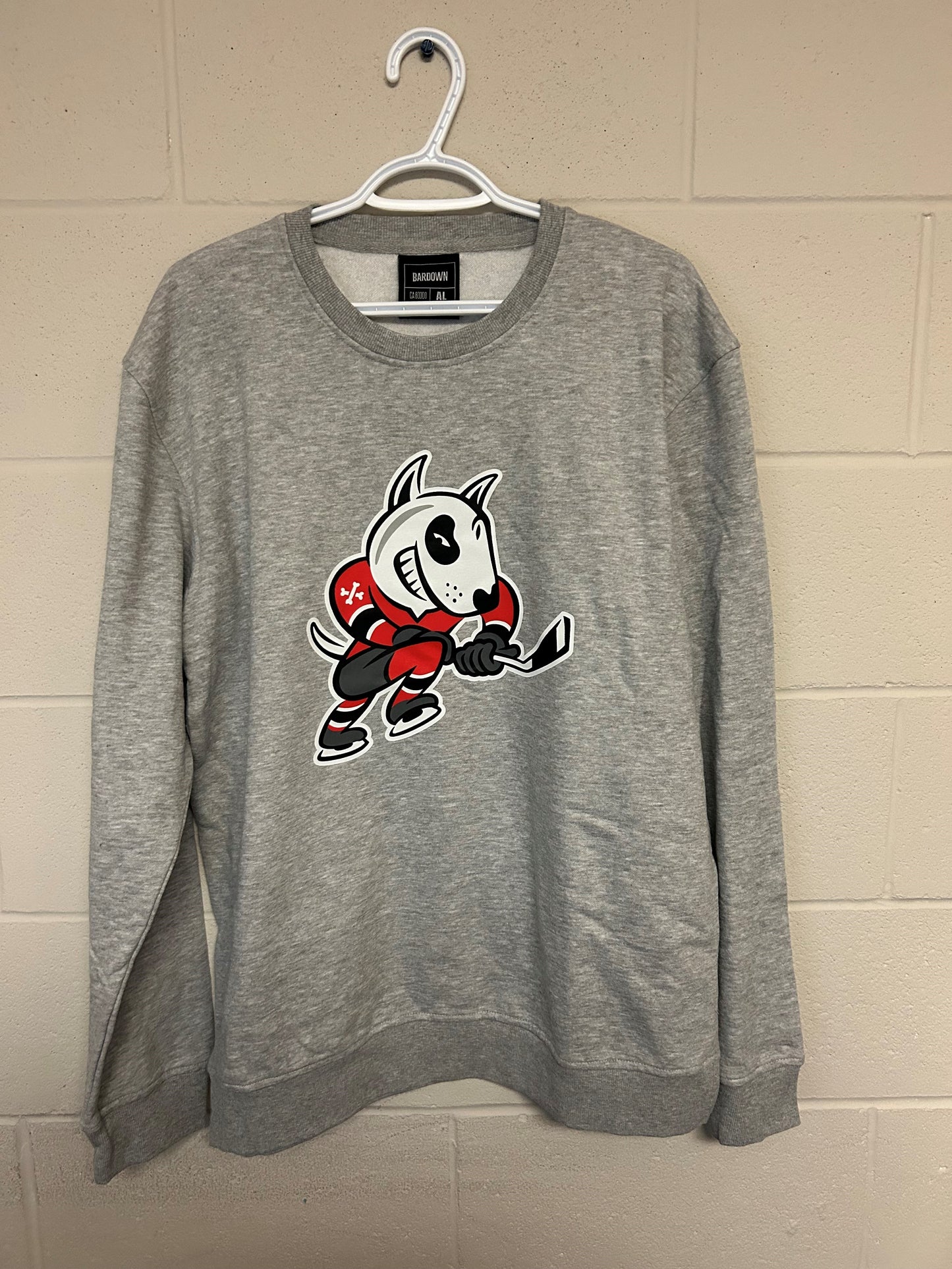 Bardown Unisex Grey Crewneck