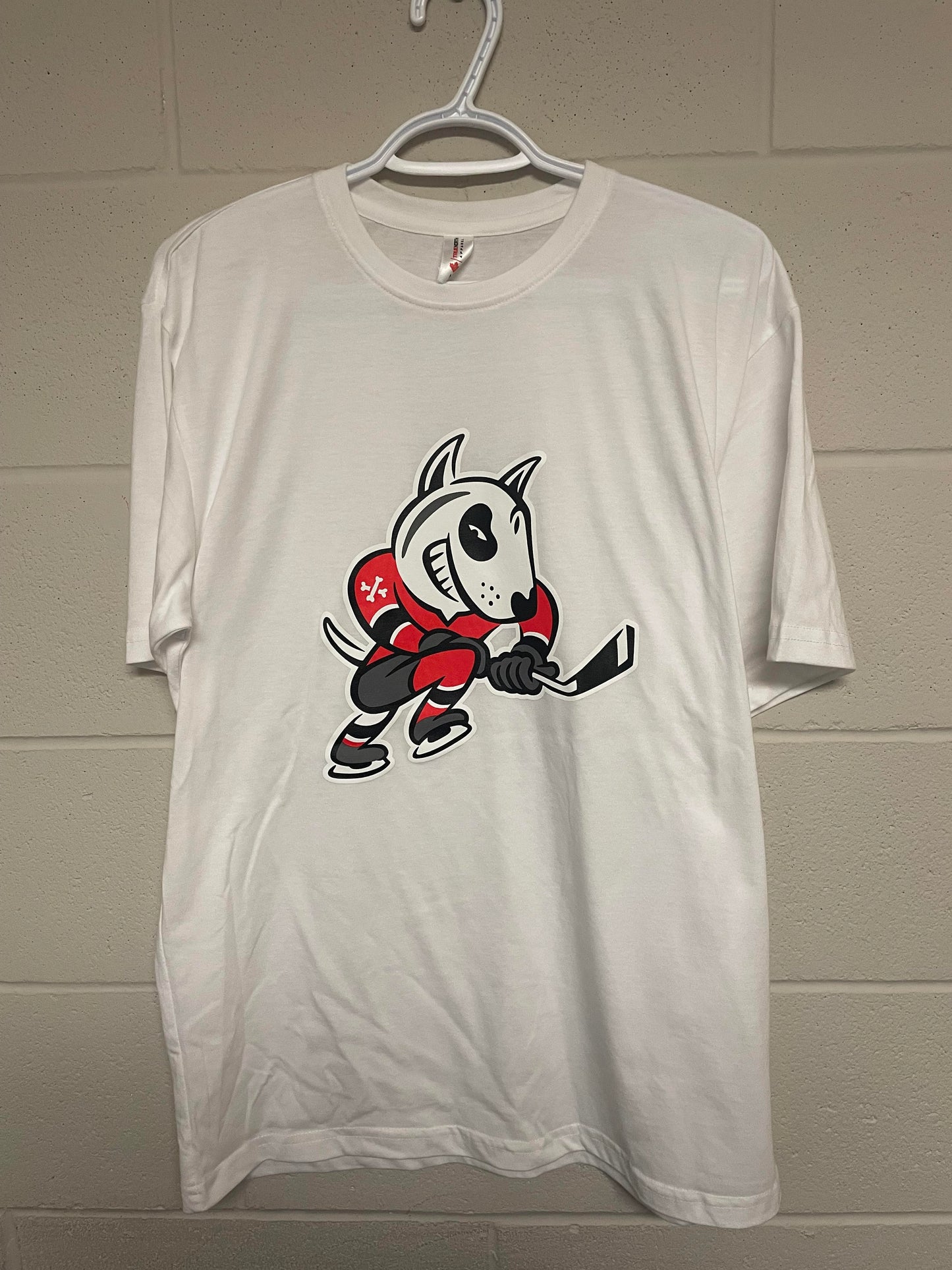 White Softblend Logo Tee
