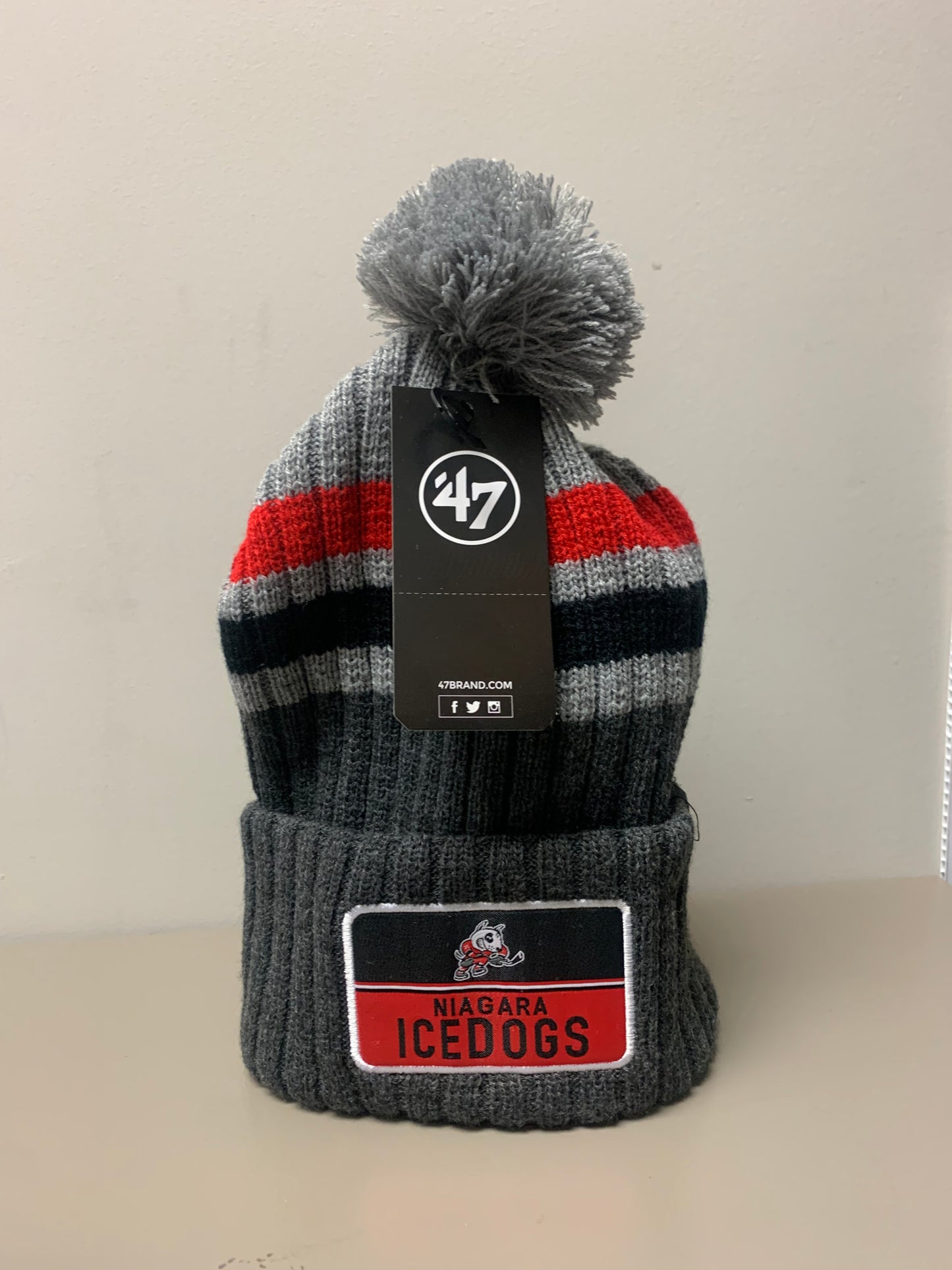 '47 Brand Grey Pom Pom Toque