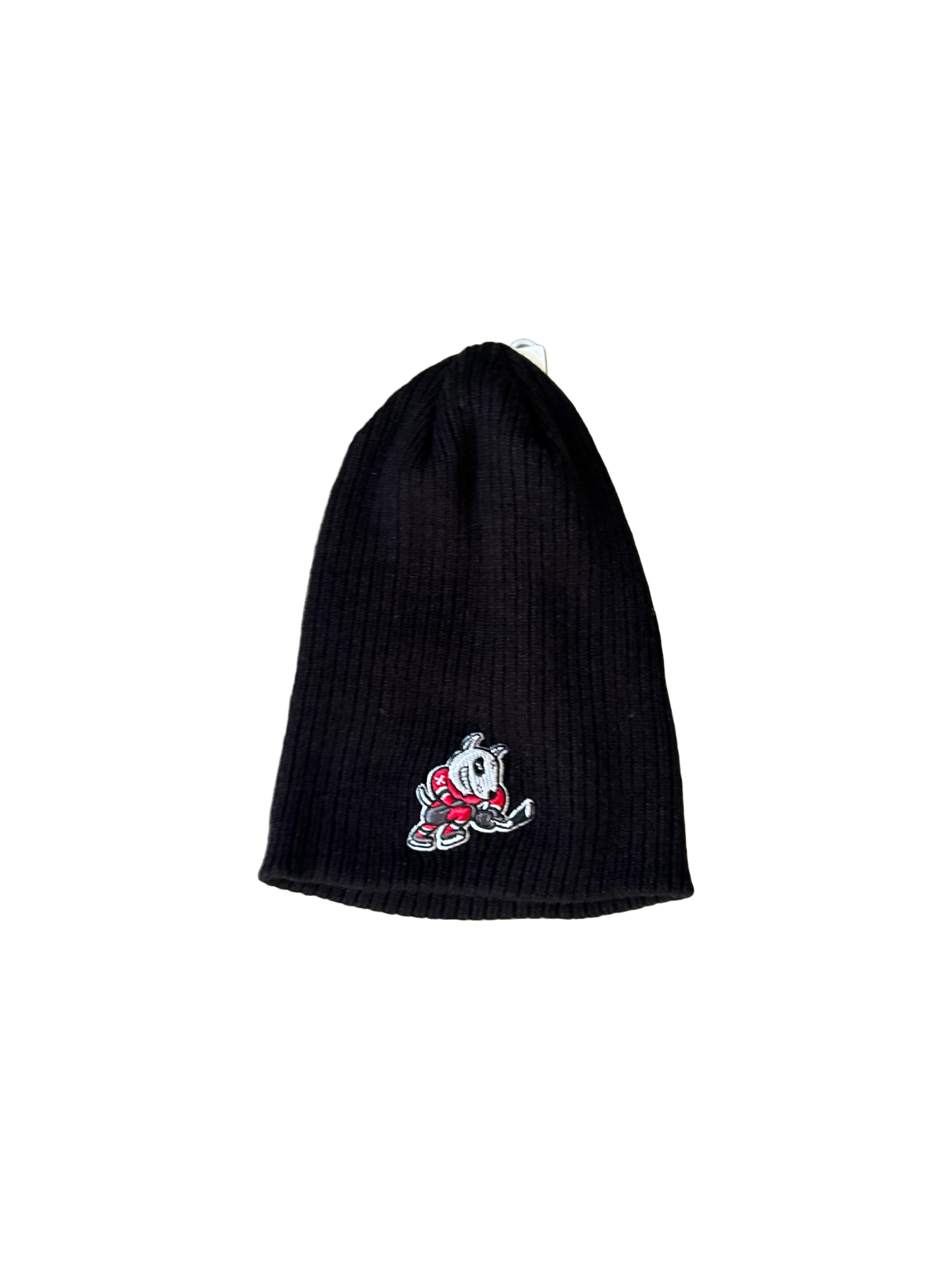CCM - Black Ribbed Cuffless Beanie