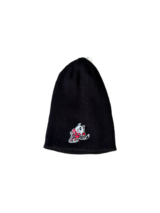 CCM - Black Ribbed Cuffless Beanie