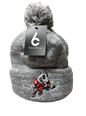 bClutch Pepper Grey Pom Pom Toque