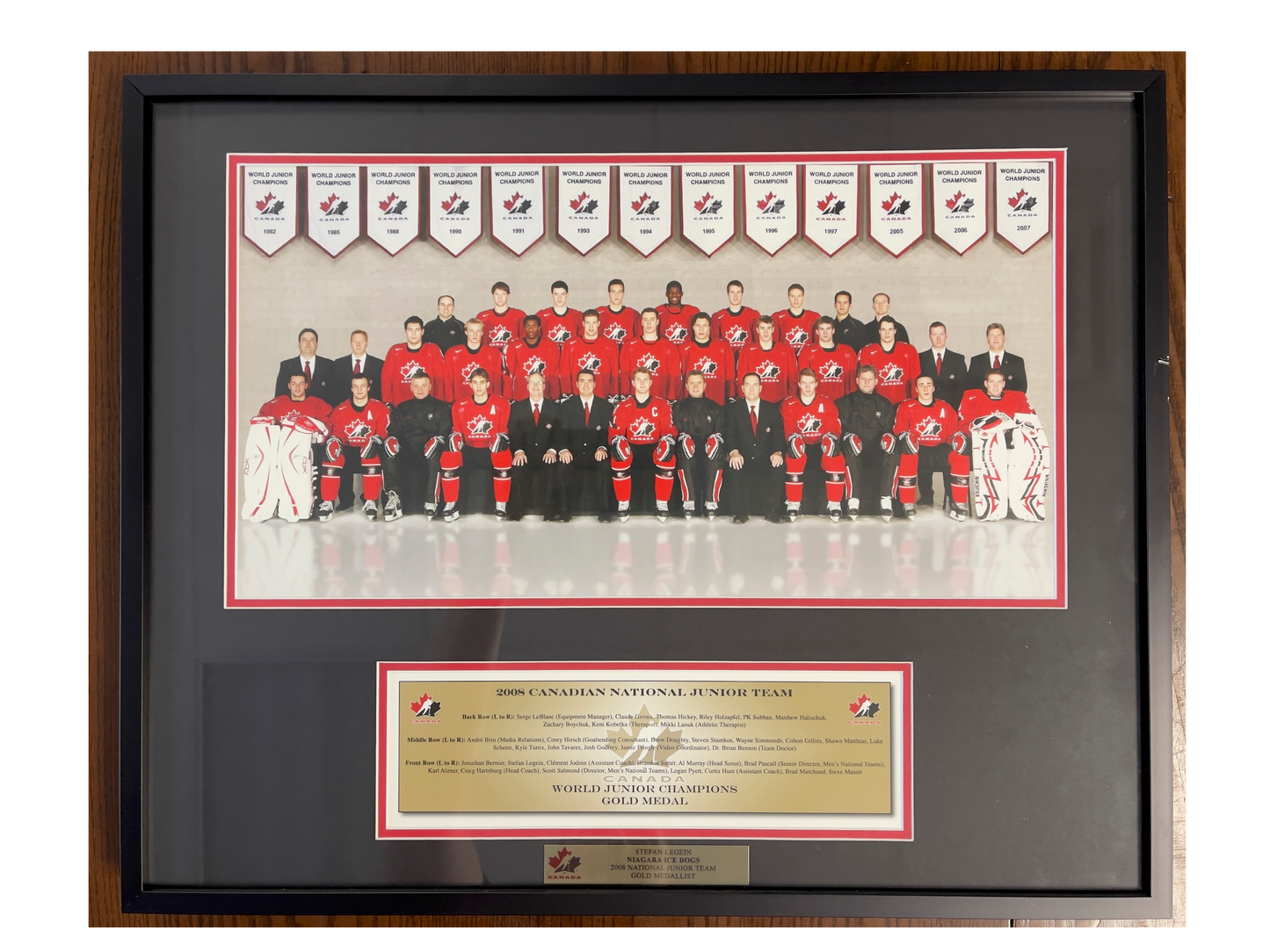 World Junior Team Canada Framed Photo