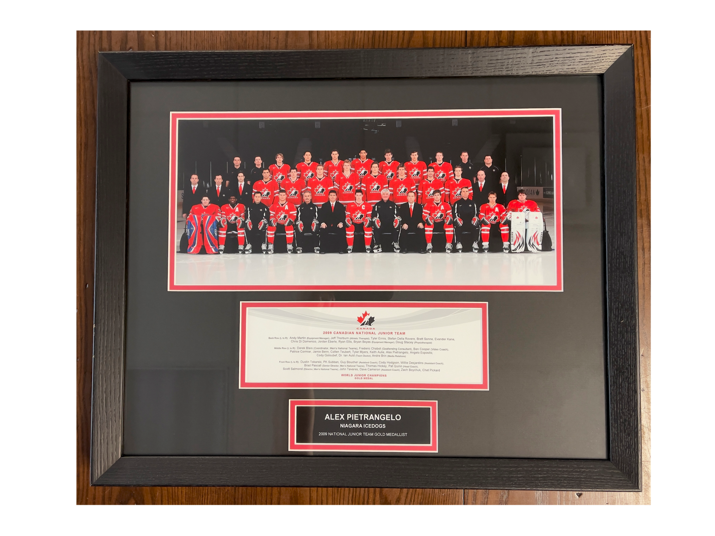 World Junior Team Canada Framed Photo