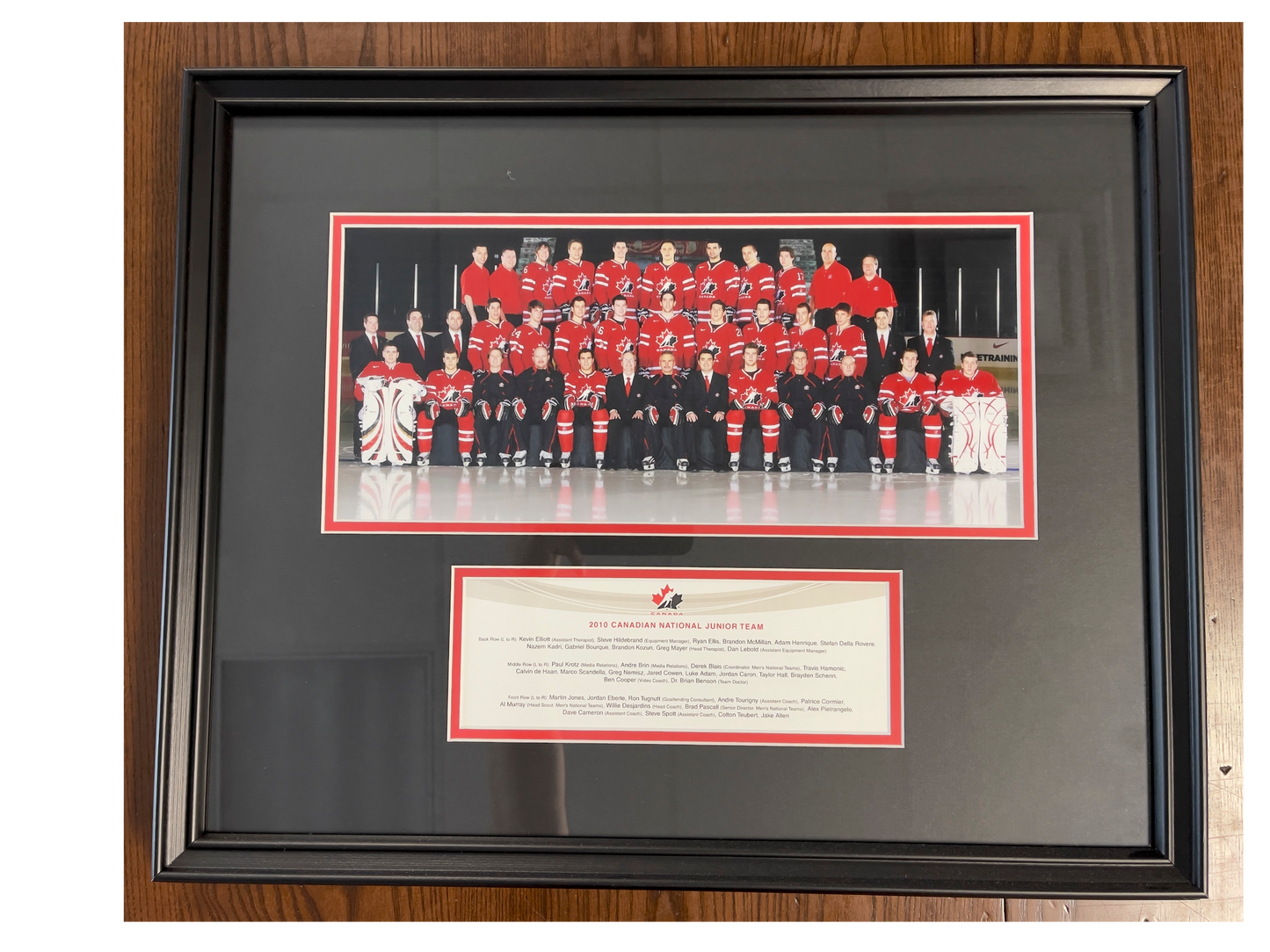 World Junior Team Canada Framed Photo