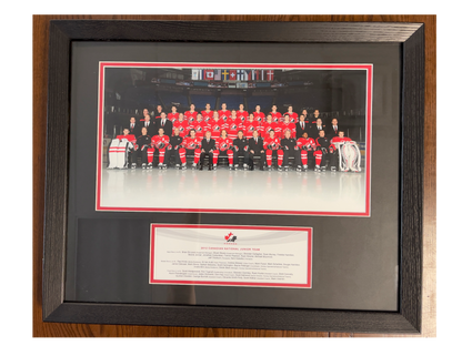 World Junior Team Canada Framed Photo