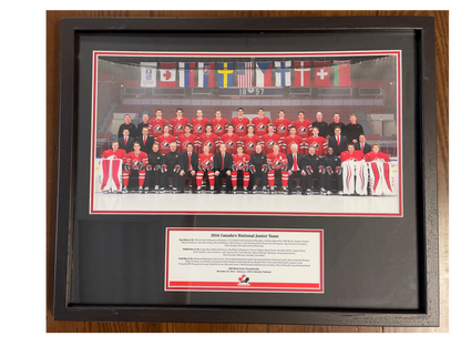World Junior Team Canada Framed Photo