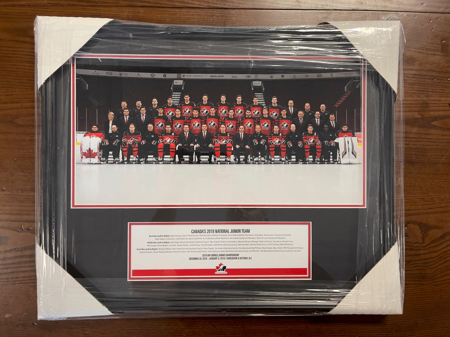 World Junior Team Canada Framed Photo