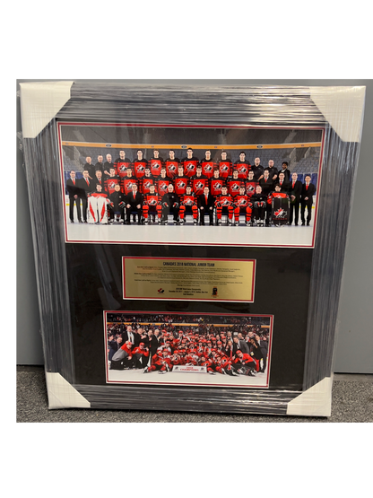 World Junior Team Canada Framed Photo
